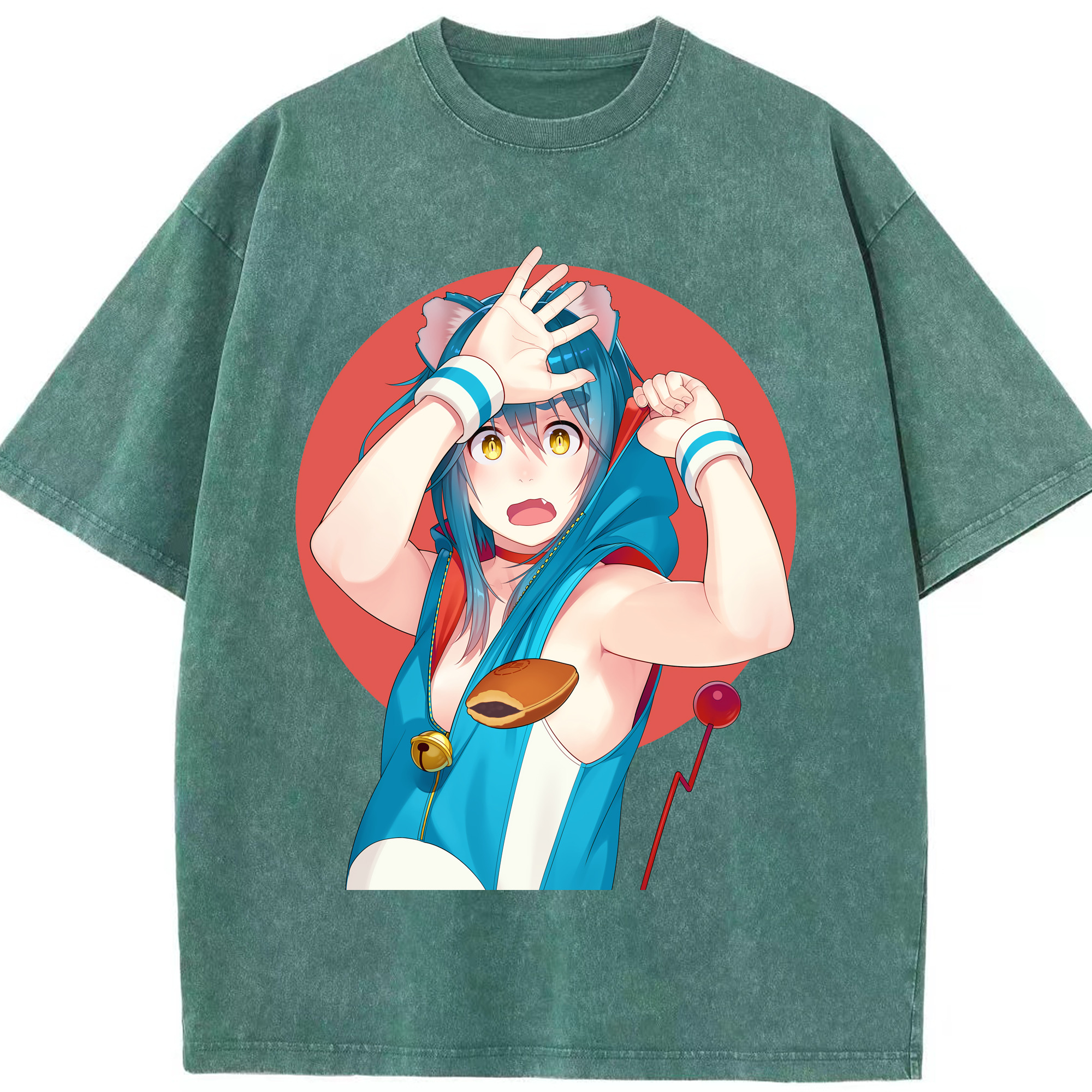 （画像用） ドラえもん Doraemon 綿100% ヴィンテージ風 半袖Tシャツ（フロントプリント）